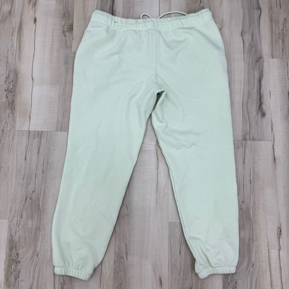 Reebok light green ID Energy Fleece Jogger Sweatpants Sz XL EUC - Picture 2 of 6